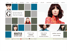 Tablet Screenshot of glendalesalonspa.com